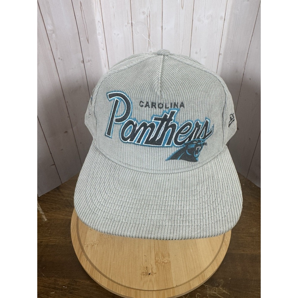 New Era Carolina Panthers Cap 25 Season Anniversary Golfer SnapBack Corduroy